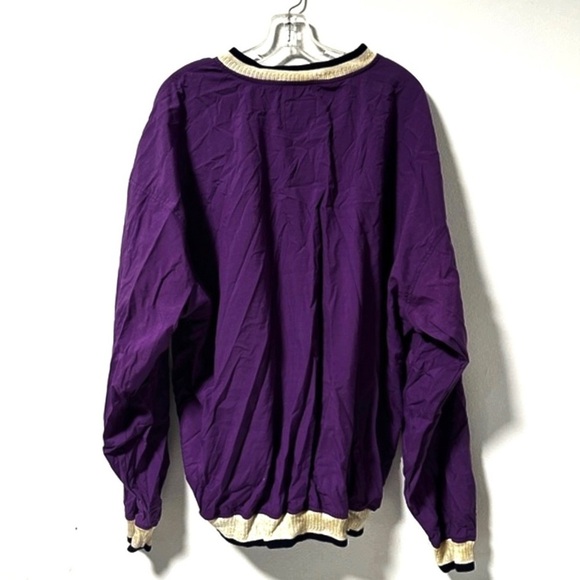 Vintage 90s Rugged Sweats Purple Sporty Pullover Windbreaker Men’s Size XL - Picture 2 of 11
